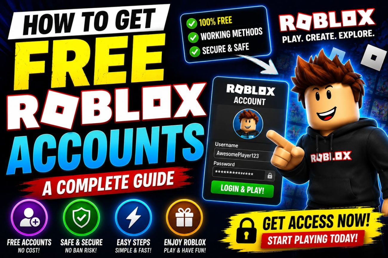 How to Get Free Roblox Accounts & Passwords