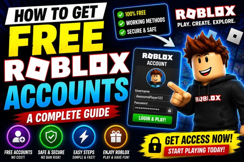 How to Get Free Roblox Accounts & Passwords